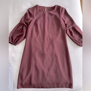 Ann Taylor burgundy work dress